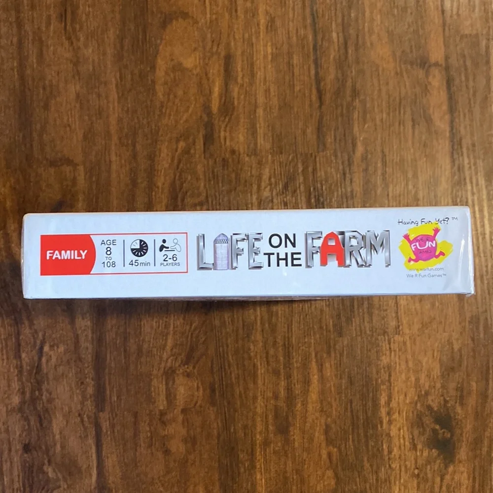 Collectible-Life on the Farm Board Game-Award Winning Game-New in Box!